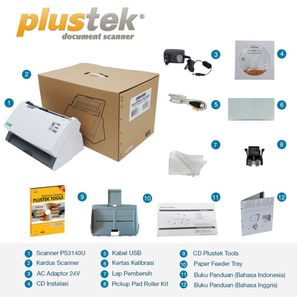 Scanner Plustek SmartOffice PS3140U - Gambar 2