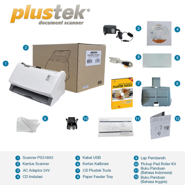 Scanner Plustek Smart Office PS3180U - Image 2