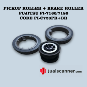 Pickup Roller + Brake Roller Scanner Fujitsu FI-7160 Fi-7180
